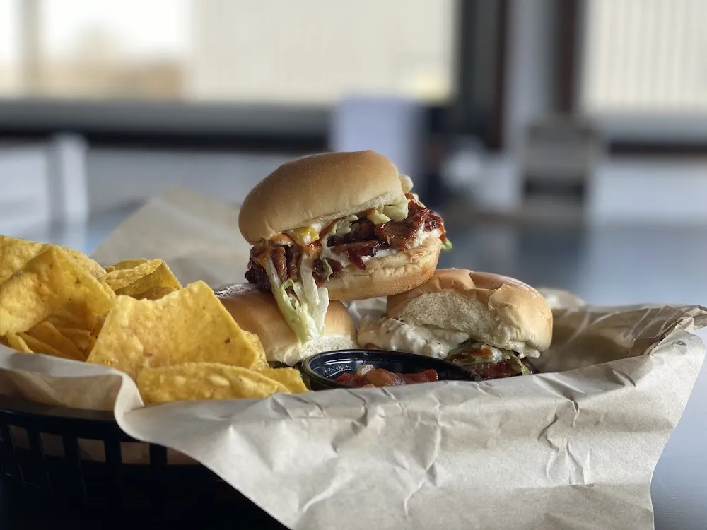 Three Brisket Sliders